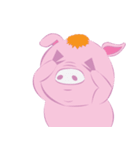 Lazy ＆ Silly Pig（個別スタンプ：39）