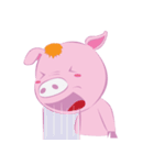 Lazy ＆ Silly Pig（個別スタンプ：40）