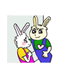 Rabbit Couple（個別スタンプ：29）