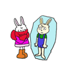 Rabbit Couple（個別スタンプ：31）