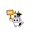 うし夫のゆるふわライフ（改訂版）（個別スタンプ：3）