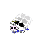 うし夫のゆるふわライフ（改訂版）（個別スタンプ：21）
