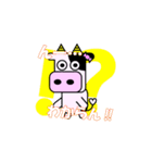 うし子のどたばたライフ（個別スタンプ：4）