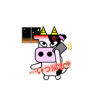 うし子のどたばたライフ（個別スタンプ：11）