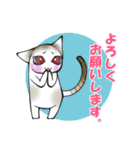 ねこ達で日常（個別スタンプ：34）