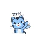 青い子猫（個別スタンプ：2）