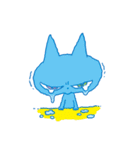 aaaaiWORKSの青いネコ（個別スタンプ：13）