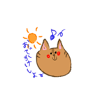 NEKO -しま ＆ しろ-（個別スタンプ：7）