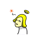天使田君と悪魔川さん（個別スタンプ：5）