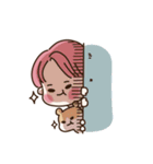 pink hair boy 'shushu'（個別スタンプ：5）