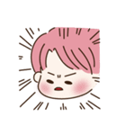 pink hair boy 'shushu'（個別スタンプ：6）