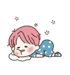 pink hair boy 'shushu'（個別スタンプ：10）