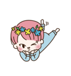 pink hair boy 'shushu'（個別スタンプ：30）