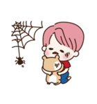 pink hair boy 'shushu'（個別スタンプ：39）