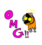 英語で話そう！スネークヘッドマン ポロ！（個別スタンプ：11）