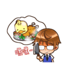 Yaya with duckling（個別スタンプ：14）