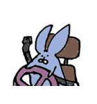 でろでろしたうさぎのような…（個別スタンプ：14）