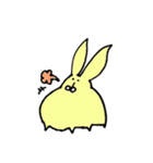 でろでろしたうさぎのような…（個別スタンプ：33）