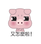 Dohdoh, The Pig (Chinese)（個別スタンプ：21）