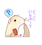 フェレットすたんぷ～お出かけ用～（個別スタンプ：15）