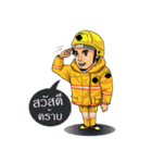 Fire and Rescue Bangkok Thailand（個別スタンプ：1）