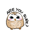 A little cute OWL（個別スタンプ：11）