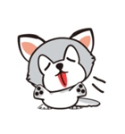 HUKI (Husky dog)（個別スタンプ：35）