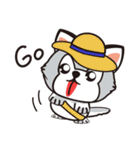 HUKI (Husky dog)（個別スタンプ：37）