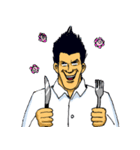 ドリンクバーの男（個別スタンプ：2）