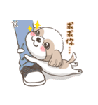 Sarah ＆ King (Lovely Shih Tzu)（個別スタンプ：26）