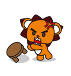 Bear lion lives（個別スタンプ：36）