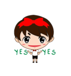 BoBo Red ribbon Boy（個別スタンプ：4）