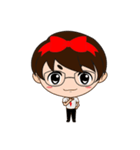 BoBo Red ribbon Boy（個別スタンプ：34）