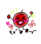 リンゴ三兄弟（個別スタンプ：6）