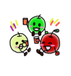リンゴ三兄弟（個別スタンプ：13）