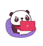 Malwynn Panda Bear Lovely Sticker Set（個別スタンプ：12）