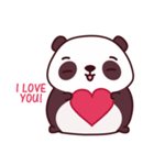 Malwynn Panda Bear Lovely Sticker Set（個別スタンプ：32）