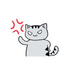 サバトラにゃんこ（個別スタンプ：3）