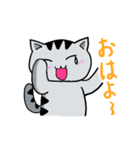 サバトラにゃんこ（個別スタンプ：6）