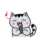サバトラにゃんこ（個別スタンプ：34）