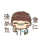 上半身LOOK（日本語バージョン）（個別スタンプ：1）