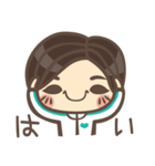 上半身LOOK（日本語バージョン）（個別スタンプ：15）
