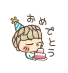 上半身LOOK（日本語バージョン）（個別スタンプ：18）
