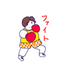 ダイエットに挑戦している女子。（個別スタンプ：24）