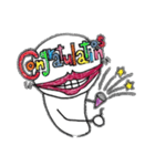 CRAYONLIP ＆ Words（個別スタンプ：1）