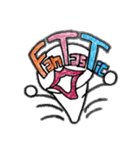 CRAYONLIP ＆ Words（個別スタンプ：3）