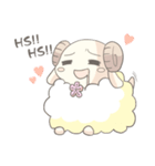 Plum blossom Sheep（個別スタンプ：5）