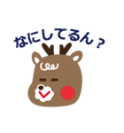くつシカくんのスタンプ（個別スタンプ：28）