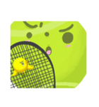 Let's play tennis！...Tennis is my life.（個別スタンプ：23）