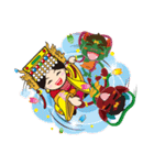 Lukang Q Mazu anytime paste（個別スタンプ：10）